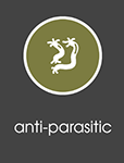 anti-parasitic button